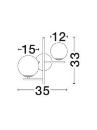 Аплик Nova-Luce E14 2x5W - 7