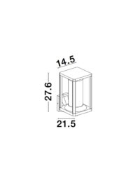 Външен аплик Nova-Luce E27 12W - 7