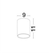 Външна лампа Nova-Luce LED 6W топла светлина - 3