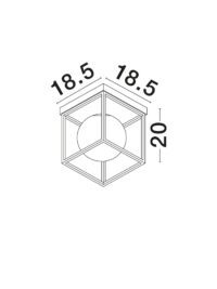 Плафон Nova-Luce 1x40W E14 - 3