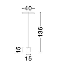 Лампион Nova-Luce LED 33W 3000K - 8