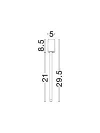 Луничка LED Nova-Luce 4W топла светлина 3000K за открит монтаж - 6