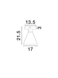 Плафон Nova-Luce LED 8W 3000K - 6