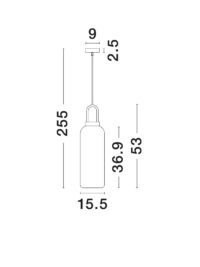 Пендел Nova-Luce E27 12W - 10