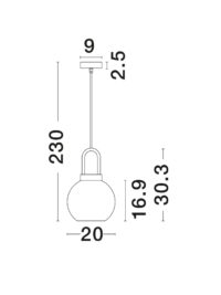 Пендел Nova-Luce E27 12W - 11