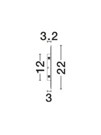 Аплик LED Nova-Luce 12W топла светлина 3000K - 6
