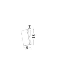 Аплик LED Nova-Luce 12W топла светлина 3000K - 2