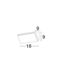Аплик LED Nova-Luce 12W топла светлина 3000К - 2