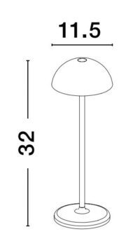 Настолна лампа Nova-Luce LED 2W 3000K - 5
