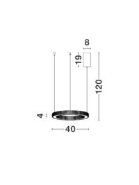 Полилей Nova-Luce LED 40W 3000K - 4