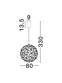 Полилей Nova-Luce LED 21.6W топла светлина 3000K - 8