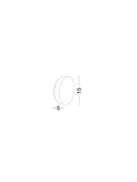 Аплик LED Nova-Luce 10W топла светлина 3000K - 3