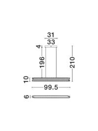 Полилей Nova-Luce LED 28W 3000K - 6