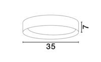 Плафон LED Nova-Luce 30W, топла светлина 3000K - 4