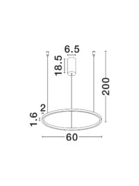Полилей Nova-Luce LED 3.6W, топла светлина 3000K - 9