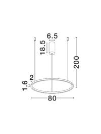 Полилей Nova-Luce LED 4.8W топла светлина 3000K - 8