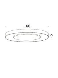 Плафон Nova-Luce LED 37W регулируем спектър Ф60см - 6