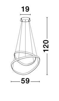 Полилей Nova-Luce LED 4.8W топла светлина 3000K - 7
