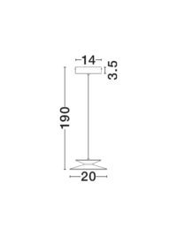 Пендел Nova-Luce LED 5W топла светлина 3000K - 7