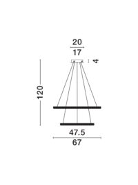 Полилей Nova-Luce LED 4.5W, топла светлина 3000K - 7