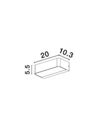 Аплик LED Nova-Luce 10W топла светлина 3000K - 4