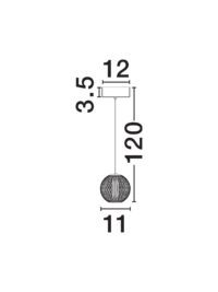 Пендел Nova-Luce LED 42W топла светлина 3200K - 7