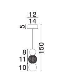 Пендел Nova-Luce LED 6W 3200K - 6