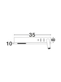Аплик Nova-Luce LED 8W топла светлина 3000K - 7