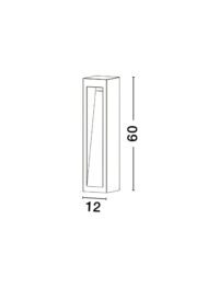 Външна лампа Nova-Luce LED 6W, топла светлина 3000K - 5