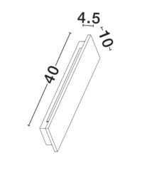 Аплик LED Nova-Luce 11W топла светлина 3000K - 7