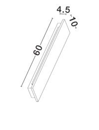 Аплик Nova-Luce LED 19W топла светлина 3000K - 7