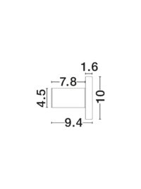 Аплик Nova-Luce LED 5W топла светлина 3000K - 7