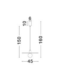 Пендел Nova-Luce E27, 12W - 2