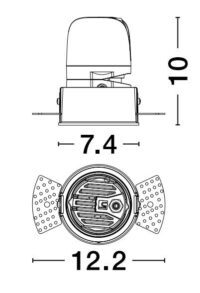 Луничка Nova-Luce LED 15W топла светлина 3000K - 2