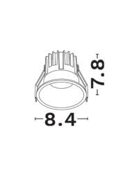 Луничка Nova-Luce LED 13W топла светлина 3000K - 4