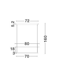 Полилей Nova-Luce LED 5.5W топла светлина 3000K - 6