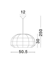Пендел Nova-Luce, E27, 1x12W - 7