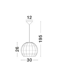 Пендел Nova-Luce E27 12W - 10