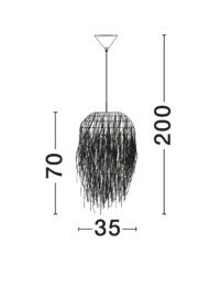 Пендел Nova-Luce E27 12W - 9