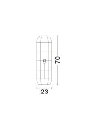 Лампион Nova-Luce E27 12W - 6