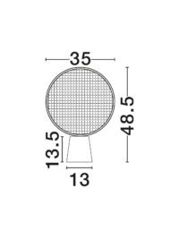 Настолна лампа Nova-Luce E27 12W - 6
