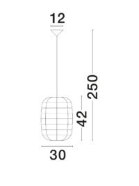 Пендел Nova-Luce E27 12W - 10