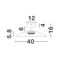 Плафон Nova-Luce LED 13W 3000K - 7