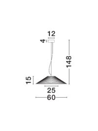 Пендел Nova-Luce LED 21W 3000K - 7