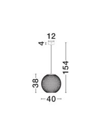 Пендел Nova-Luce LED 19W 3000K - 8