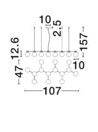 Полилей Nova-Luce G9, 14x5W - 7