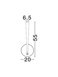 Плафон Nova-Luce LED 14W, топла светлина 3000K - 8