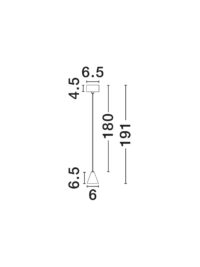Пендел Nova-Luce LED 5W, топла светлина 3000K - 7