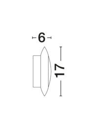 Аплик Nova-Luce LED 8W, топла светлина 3000K - 6