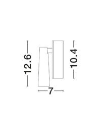 Аплик Nova-Luce LED 3W 3000K - 8
